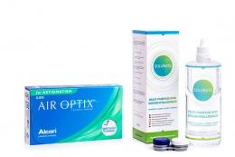 Air Optix for Astigmatism (6 Linsen) + Solunate Multi-Purpose 400 ml mit Behälter