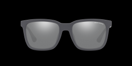 Armani Exchange 0AX4112SU 8294Z3 polarisiert Kunststoff Rechteckig Grau/Grau Sonnenbrille mit Sehstärke, verglasbar; Sunglasses; auch als Gleitsichtbrille