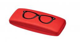Basiq Brillenetui Metall Brille rot S15047B 1 Stück Kunststoff Brillenetui; Sonnenbrillenetui; Brillenhülle; Brillenbox; Brillentasche