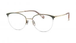 BRENDEL eyewear 902341 40 Metall Panto Goldfarben/Grün Brille online; Brillengestell; Brillenfassung; Glasses; auch als Gleitsichtbrille