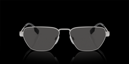 Burberry 0BE3146 100587 Metall Irregular Silberfarben/Silberfarben Sonnenbrille mit Sehstärke, verglasbar; Sunglasses; auch als Gleitsichtbrille