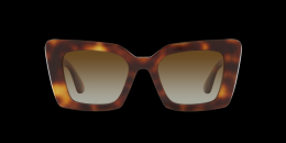 Burberry 0BE4344 3316T5 polarisiert Kunststoff Panto Havana/Havana Sonnenbrille mit Sehstärke, verglasbar; Sunglasses; auch als Gleitsichtbrille