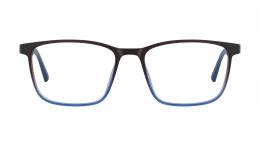 ChangeMe! 6381 1 Kunststoff Rechteckig Braun/Blau Brille online; Brillengestell; Brillenfassung; Glasses; auch als Gleitsichtbrille