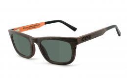 CORÂ® | COR017 Holz Sonnenbrille - grau-grÃ¼n polarisierend polarisierte  Sonnenbrille, UV400 Schutzfilter