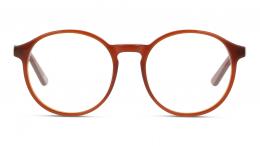 DbyD Kunststoff Rund Braun/Rot Brille online; Brillengestell; Brillenfassung; Glasses; auch als Gleitsichtbrille
