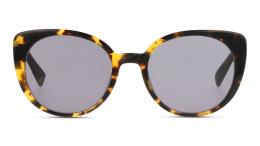 DbyD Kunststoff Schmetterling / Cat-Eye Havana/Havana Sonnenbrille mit Sehstärke, verglasbar; Sunglasses; auch als Gleitsichtbrille
