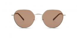 DbyD Metall Panto Silberfarben/Silberfarben Sonnenbrille mit Sehstärke, verglasbar; Sunglasses; auch als Gleitsichtbrille