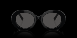 Dolce&Gabbana 0DG4448 501/87 Kunststoff Rund Oval Schwarz/Schwarz Sonnenbrille mit Sehstärke, verglasbar; Sunglasses; auch als Gleitsichtbrille