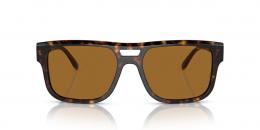 Emporio Armani 0EA4197 587983 polarisiert Kunststoff Panto Havana/Havana Sonnenbrille mit Sehstärke, verglasbar; Sunglasses; auch als Gleitsichtbrille