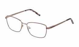 Escada VESC86 540K99 0K99 Metall Schmetterling / Cat-Eye Dunkelrot/Goldfarben Brille online; Brillengestell; Brillenfassung; Glasses; auch als Gleitsichtbrille