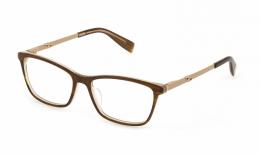 Furla VFU494 0XAG Kunststoff Panto Braun/Beige Brille online; Brillengestell; Brillenfassung; Glasses; auch als Gleitsichtbrille