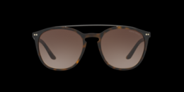 Giorgio Armani 0AR8088 508913 Kunststoff Panto Havana/Havana Sonnenbrille mit Sehstärke, verglasbar; Sunglasses; auch als Gleitsichtbrille