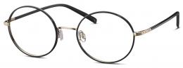 MARC O'POLO Eyewear 502177 10 Metall Rund Schwarz/Goldfarben Brille online; Brillengestell; Brillenfassung; Glasses; auch als Gleitsichtbrille