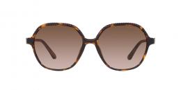 Michael Kors BALI 0MK2186U 300613 Kunststoff Irregular Havana/Havana Sonnenbrille mit Sehstärke, verglasbar; Sunglasses; auch als Gleitsichtbrille