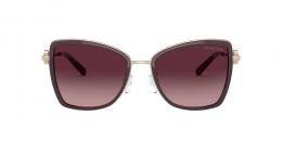Michael Kors CORSICA 0MK1067B 11088H Metall Schmetterling / Cat-Eye Dunkelrot/Goldfarben Sonnenbrille mit Sehstärke, verglasbar; Sunglasses; auch als Gleitsichtbrille