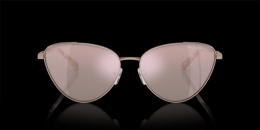 Michael Kors CORTEZ 0MK1140 11084Z Metall Schmetterling / Cat-Eye Pink Gold/Pink Gold Sonnenbrille mit Sehstärke, verglasbar; Sunglasses