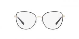 Michael Kors EMPIRE ROUND 0MK3066J 1014 Metall Irregular Goldfarben/Schwarz Brille online; Brillengestell; Brillenfassung; Glasses; auch als Gleitsichtbrille