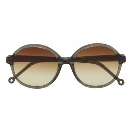 monkeyglasses® Vanilla 25 Kunststoff Rund Grün/Transparent Sonnenbrille, Sunglasses