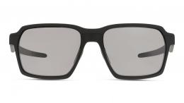 Oakley PARLAY 0OO4143 414304 polarisiert Kunststoff Rechteckig Schwarz/Schwarz Sonnenbrille, Sunglasses; auch als Gleitsichtbrille