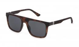 Police BEYOND LITE 2 SPLF61E 55878Y Kunststoff Panto Schwarz/Schwarz Sonnenbrille mit Sehstärke, verglasbar; Sunglasses; auch als Gleitsichtbrille