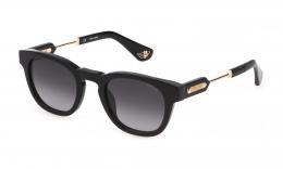 Police PRINCE 1 SPLF70 500700 Kunststoff Panto Grau/Grau Sonnenbrille mit Sehstärke, verglasbar; Sunglasses; auch als Gleitsichtbrille