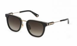 Police PRINCE 3 SPLF19 510700 Metall Panto Schwarz/Schwarz Sonnenbrille mit Sehstärke, verglasbar; Sunglasses; auch als Gleitsichtbrille