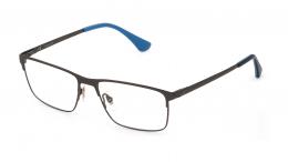 Police TAILWIND EVO 5 VPLD06 0584 Metall Panto Grau/Grau Brille online; Brillengestell; Brillenfassung; Glasses; auch als Gleitsichtbrille