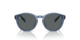 PoloPrep 0PP9505U 609287 Kunststoff Rund Transparent/Blau Sonnenbrille mit Sehstärke, verglasbar; Sunglasses