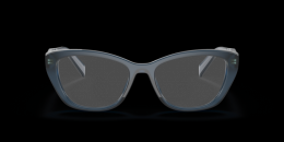 Prada 0PR 19WV 07Q1O1 Kunststoff Schmetterling / Cat-Eye Grau/Grau Brille online; Brillengestell; Brillenfassung; Glasses; auch als Gleitsichtbrille
