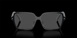 Prada 0PR A02V 1AB1O1 Kunststoff Panto Schwarz/Schwarz Brille online; Brillengestell; Brillenfassung; Glasses; auch als Gleitsichtbrille