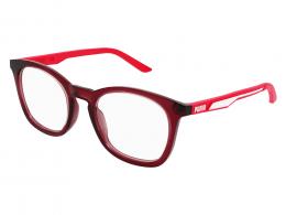 PUMA PJ0065O 003 Kunststoff Rund Rot/Rot Brille online; Brillengestell; Brillenfassung; Glasses