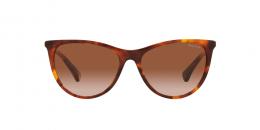Ralph Lauren 0RA5290 601113 Kunststoff Schmetterling / Cat-Eye Havana/Havana Sonnenbrille mit Sehstärke, verglasbar; Sunglasses; auch als Gleitsichtbrille