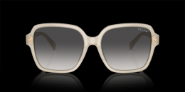Ralph Lauren 0RA5304U 61618G Kunststoff Panto Beige/Beige Sonnenbrille mit Sehstärke, verglasbar; Sunglasses; auch als Gleitsichtbrille
