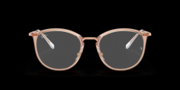 Ray-Ban 0RX7140 8124 Kunststoff Panto Rosa/Transparent Brille online; Brillengestell; Brillenfassung; Glasses; auch als Gleitsichtbrille