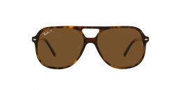 Ray-Ban BILL 0RB2198 902/57 polarisiert Kunststoff Panto Havana/Havana Sonnenbrille mit Sehstärke, verglasbar; Sunglasses; auch als Gleitsichtbrille