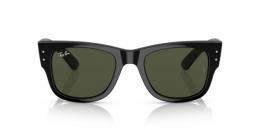 Ray-Ban MEGA WAYFARER 0RB0840S 901/31 Kunststoff Panto Schwarz/Schwarz Sonnenbrille mit Sehstärke, verglasbar; Sunglasses; auch als Gleitsichtbrille
