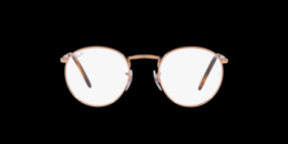 Ray-Ban NEW ROUND 0RX3637V 3094 Metall Panto Rosa/Goldfarben Brille online; Brillengestell; Brillenfassung; Glasses; auch als Gleitsichtbrille