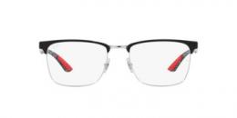 Ray-Ban OPTICS 0RX8421 2861 Metall Rechteckig Schwarz/Silberfarben Brille online; Brillengestell; Brillenfassung; Glasses; auch als Gleitsichtbrille