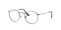 Ray-Ban ROUND METAL 0RX3447V 2502 Metall Rund Silberfarben/Grau Brille online; Brillengestell; Brillenfassung; Glasses; auch als Gleitsichtbrille