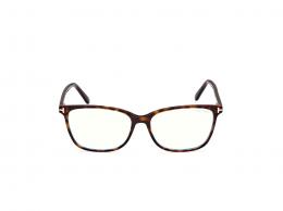 Tom Ford FT5842-B 052 Kunststoff Rechteckig Havana/Havana Brille online; Brillengestell; Brillenfassung; Glasses; auch als Gleitsichtbrille
