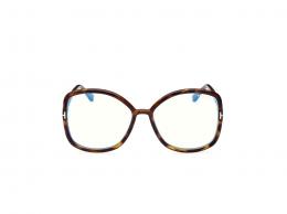 Tom Ford FT5845-B 052 Kunststoff Irregular Havana/Havana Brille online; Brillengestell; Brillenfassung; Glasses; auch als Gleitsichtbrille