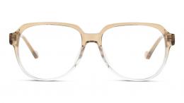 UNOFFICIAL Kunststoff Pilot Beige/Transparent Brille online; Brillengestell; Brillenfassung; Glasses; auch als Gleitsichtbrille