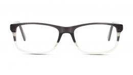 UNOFFICIAL Kunststoff Rechteckig Schwarz/Grau Brille online; Brillengestell; Brillenfassung; Glasses; auch als Gleitsichtbrille