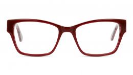 UNOFFICIAL Kunststoff Schmetterling / Cat-Eye Dunkelrot/Dunkelrot Brille online; Brillengestell; Brillenfassung; Glasses; auch als Gleitsichtbrille