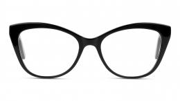 UNOFFICIAL Kunststoff Schmetterling / Cat-Eye Schwarz/Schwarz Brille online; Brillengestell; Brillenfassung; Glasses; auch als Gleitsichtbrille