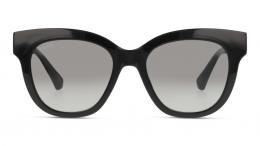 UNOFFICIAL Kunststoff Schmetterling / Cat-Eye Schwarz/Schwarz Sonnenbrille, Sunglasses