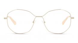 UNOFFICIAL Metall Hexagonal Goldfarben/Goldfarben Brille online; Brillengestell; Brillenfassung; Glasses; auch als Gleitsichtbrille