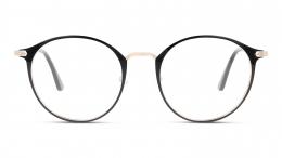 UNOFFICIAL Metall Panto Schwarz/Goldfarben Brille online; Brillengestell; Brillenfassung; Glasses; auch als Gleitsichtbrille