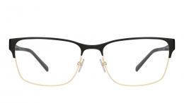 UNOFFICIAL Metall Rechteckig Schwarz/Goldfarben Brille online; Brillengestell; Brillenfassung; Glasses; auch als Gleitsichtbrille