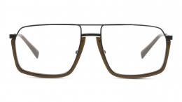 UNOFFICIAL Metall Rechteckig Schwarz/Grün Brille online; Brillengestell; Brillenfassung; Glasses; auch als Gleitsichtbrille